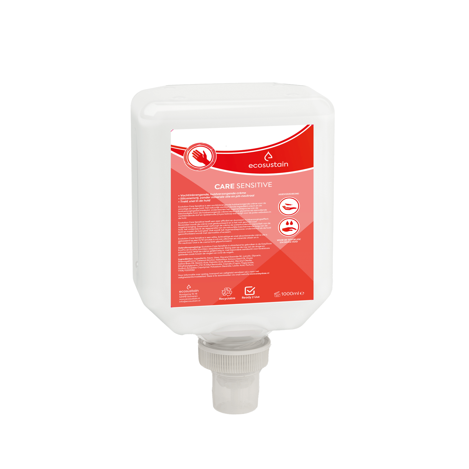 Ecopro Care Sensitive Verzorgende Crème 1000ml — 1000ml