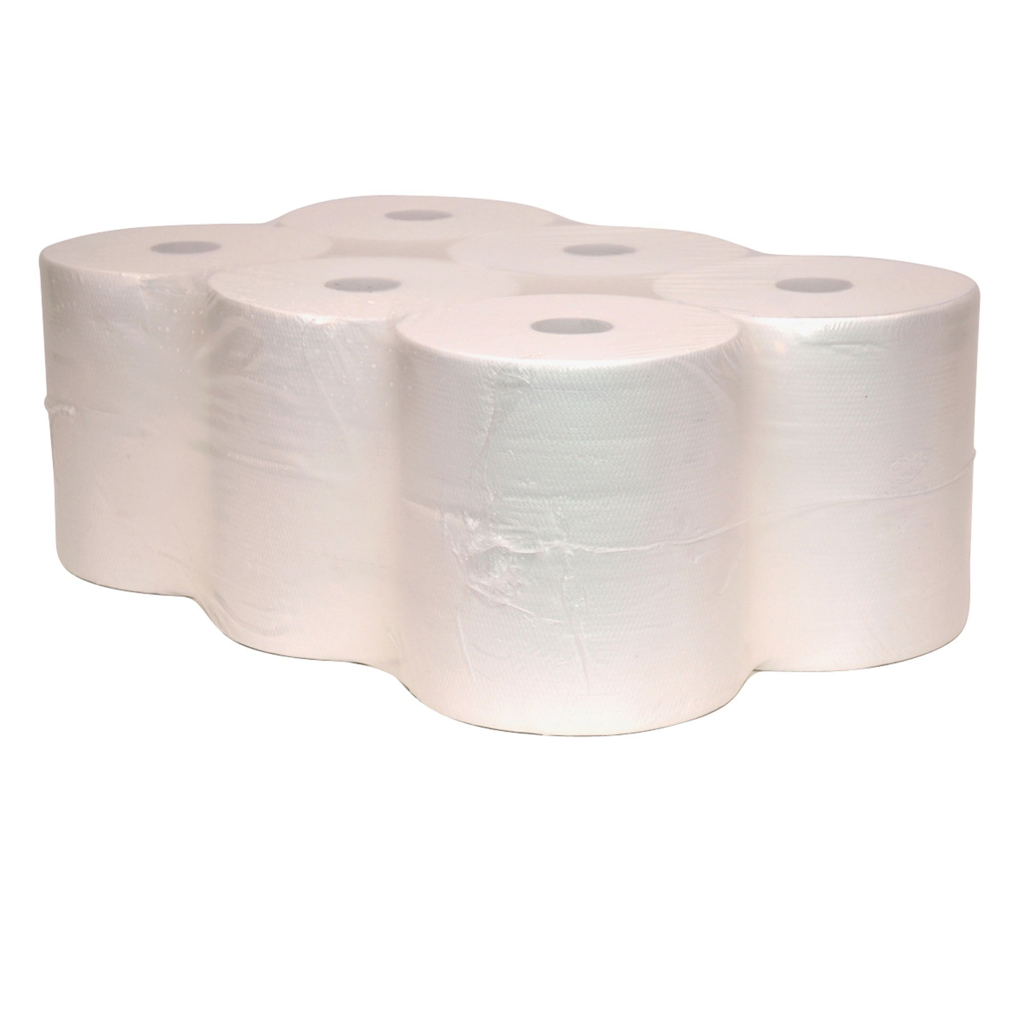 Ecosmart Handdoekrol Wit 140 m — 6st